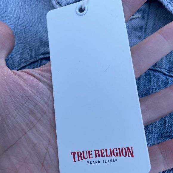 true religion light wash denim jacket - Picture 5 of 6